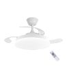 Ventilador de techo LED 96W con aspas plegables y motor DC