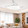 Ventilador de techo LED 96W con aspas plegables CAJA MARRÓN
