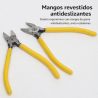 Alicate de corte de precisión para cable fino con muelle de retorno y mango antideslizante