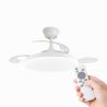 Ventilador de techo LED 96W aspas retractiles caja colores