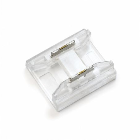 Conector rápido recto para tira LED monocolor 10mm 2 contactos 12V/24V IP20