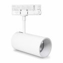 Foco carril trifásico 30W blanco CCT ajustable 3 tonos - Profesional