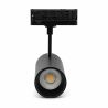 Foco carril trifásico 30W negro CCT ajustable 3 tonos - Profesional