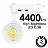 Foco LED 30W-40W PARMA blanco para carril monofásico 4CCT 60º