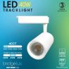 Foco LED 30W-40W PARMA blanco para carril monofásico 4CCT 60º