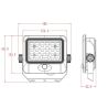 Foco Proyector LED Solar EcoLite 40 1200Lm 3CCT | Sensor PIR + Control Remoto | IP65