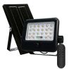 Foco Proyector LED Solar EcoLite 100W 3200Lm 3CCT | Sensor PIR + Control Remoto | IP65