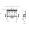 Foco Proyector LED Solar EcoLite 100W 3200Lm 3CCT | Sensor PIR + Control Remoto | IP65