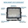 Foco Proyector LED 50W NEW AVANT BLACK - CCT COLOR SELECCIONABLE