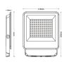Foco Proyector Exterior LED 200W - EVO PRO - CCT - Chip Lumileds
