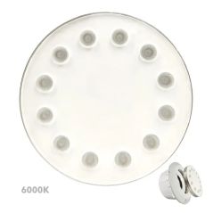 Bombilla LED Blanco 6000K Sumergible 36W PAR56 - DC12V - IP68 - Acero 316 - IK10 - Piscina