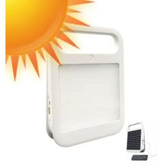 Foco Proyector Solar Portátil Led - 4W - Power Bank + USB Recargable