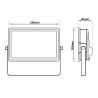 Foco Proyector LED 100W NEW AVANT BLACK - CCT COLOR SELECCIONABLE