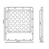 Foco Proyector Exterior LED 50W - Avant Pro - OSRAM CHIP DURIS E 2835 - 5 Años