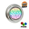 Lámpara LED RGB Sumergible 12W - DC12V - IP68 - Acero Inoxidable 316