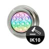 Lámpara LED RGB Sumergible 12W - DC12V - IP68 - Acero Inoxidable 316