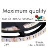 Regleta IP68 Luminaria LED Lineal - Empotrable -RGB+WW - BERLIN XL ANONIZADO PLATA - 24V.