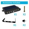 Aplique Foco Solar Orientable Led - 5W Chip - Sensor de Movimiento - 4000K