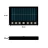 Aplique Foco Solar Orientable Led - 5W Chip - Sensor de Movimiento - 4000K