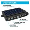 Aplique Foco Solar Orientable Led - 5W Chip - Sensor de Movimiento - 4000K