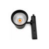 Foco LED carril monofásico 28W-40W NEW MAYA negro para panadería y carnicería
