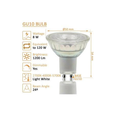 Foco de Carril LED 8W Trifásico GANDÍA NEGRO | SMD1A1A 165Lm/W | UGR13 | 24º