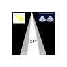 Foco LED 40W - 34W NEW MAYA Blanco Carril Monofásico - CCT - CRI+92 - UGR13 - 120Lm/W