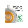 Foco LED 30W PARIS Blanco Carril Monofásico | Chip Bridgelux | UGR11 | 24º