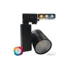 Foco LED 40W GRAZ Negro BRIDGELUX Chip Carril TRIFÁSICO CRI+92 - 3CCT