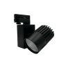 Foco LED 40W GRAZ Negro BRIDGELUX Chip Carril TRIFÁSICO CRI+92 - 3CCT