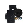 Foco LED 40W GRAZ Negro BRIDGELUX Chip Carril TRIFÁSICO CRI+92 - 3CCT