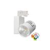 Foco LED 40W GRAZ Blanco Chip Bridgelux 3CCT - Carril Trifásico - 4400Lm - CRI +98
