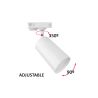 Foco de Carril LED 10W Monofásico - EMMEN BLANCO - OSRAM CHIP DURIS E 2835